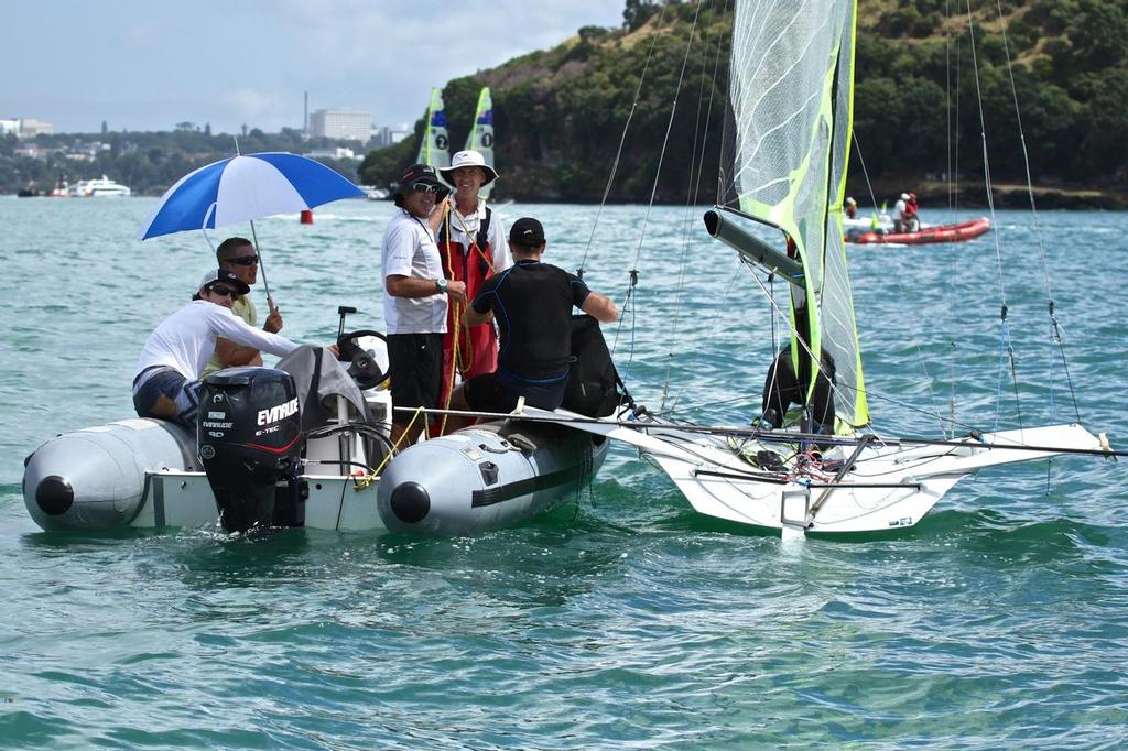 Prepared for all weathers - Oceanbridge Sail Auckland - Day 2 © Richard Gladwell www.photosport.co.nz
